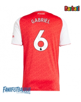 Arsenal Gabriel Magalhaes #6 Tricou Fotbal Replică 2025-26 Barbati Acasa